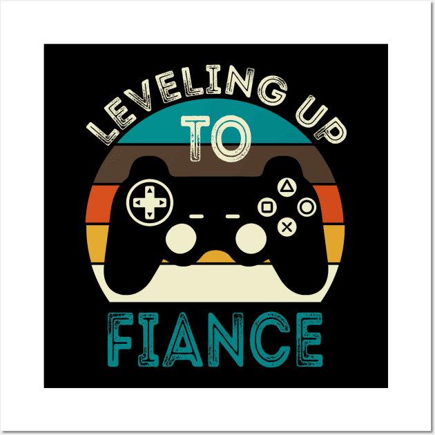 Leveling up To Fiance Wall Art by DragonTees